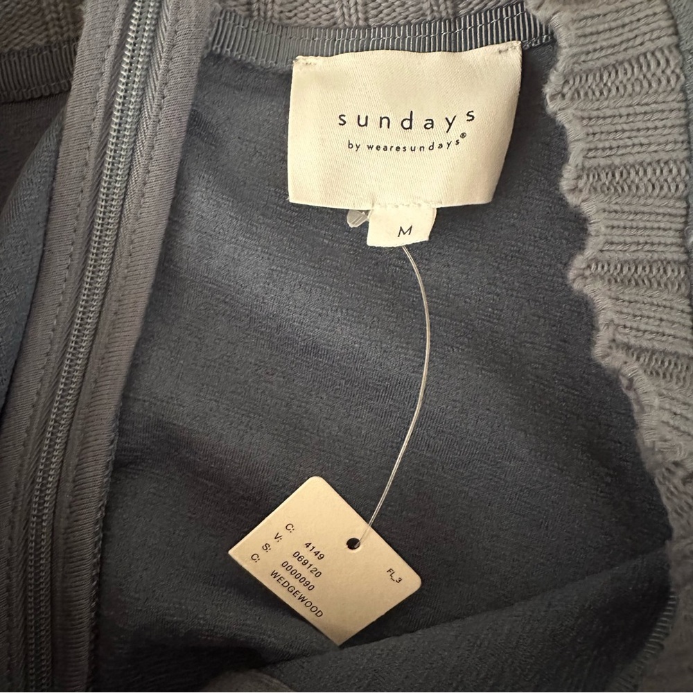Anthropologie Sundays Blue Jumpsuit ladies M NWT - Picture 4 of 8